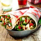 Mediterranean Chicken Wrap